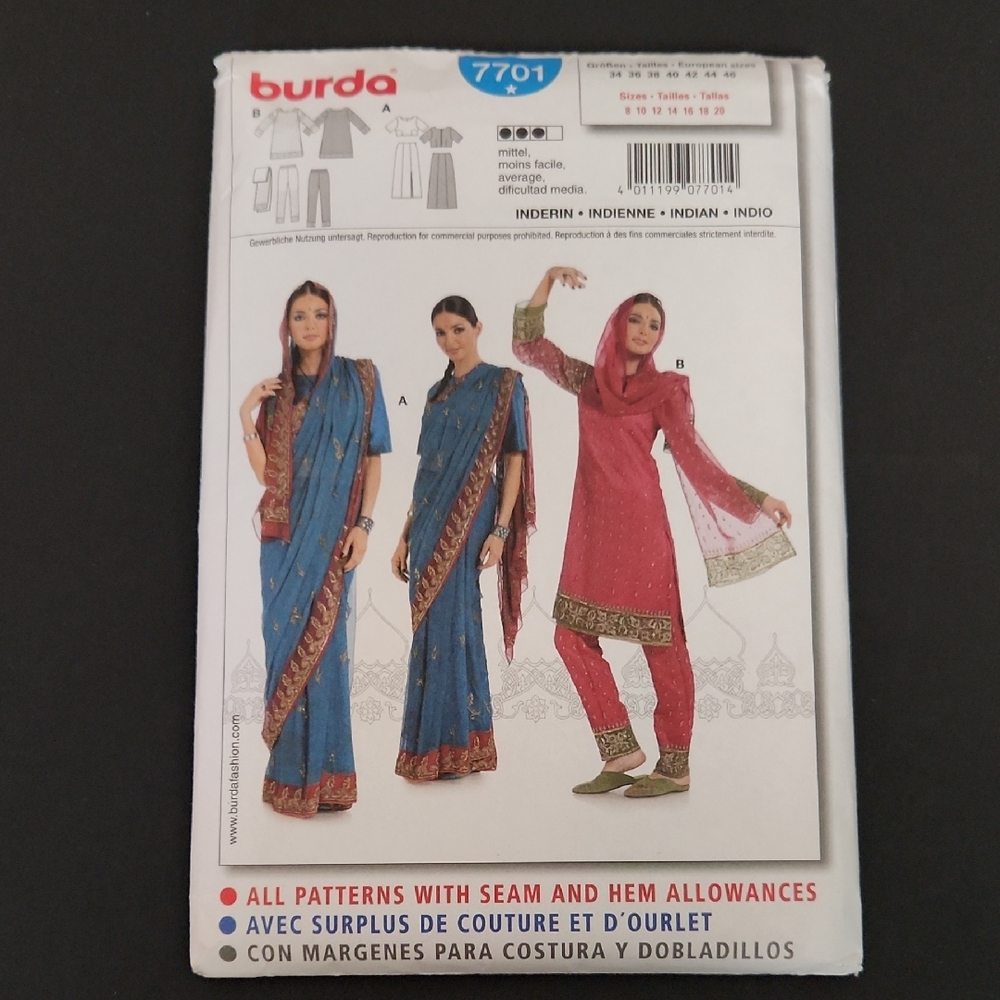 Burda 7701 - Picture 1 of 2